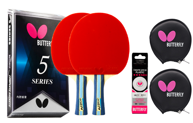

Пять ракеток для настольного тенниса Collection Butterfly
