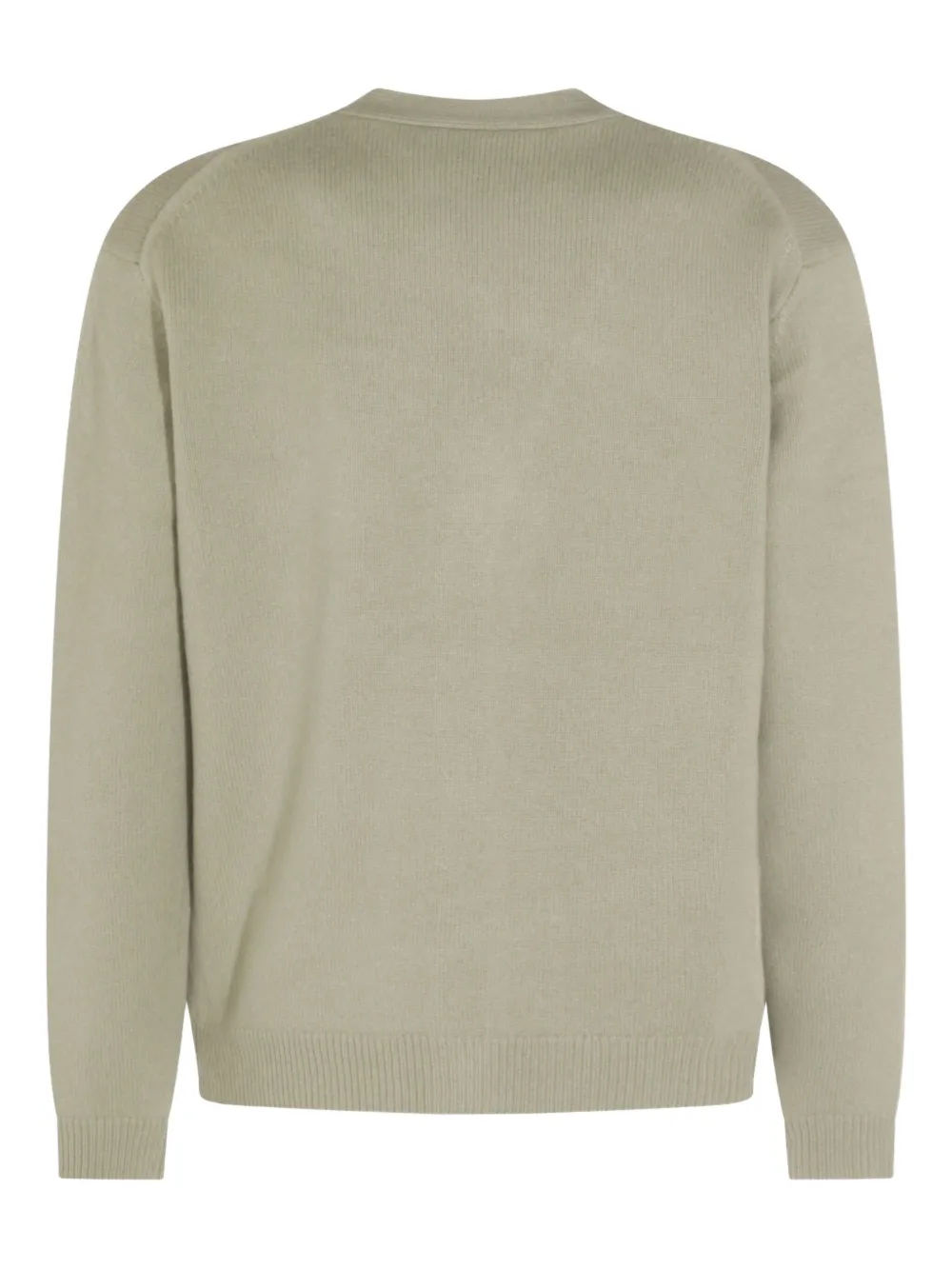 

Кардиган с интарсией в виде головы лисы Maison Kitsuné, зеленый