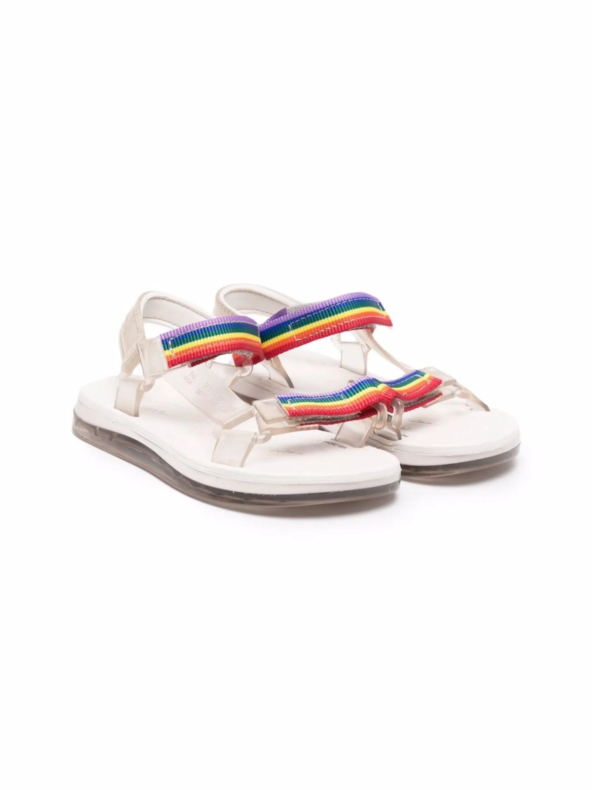 

Сандалии Papete + Rider I в полоску Mini Melissa, синий