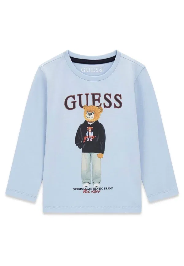 Футболка с длинным рукавом Guess, небесно-голубой