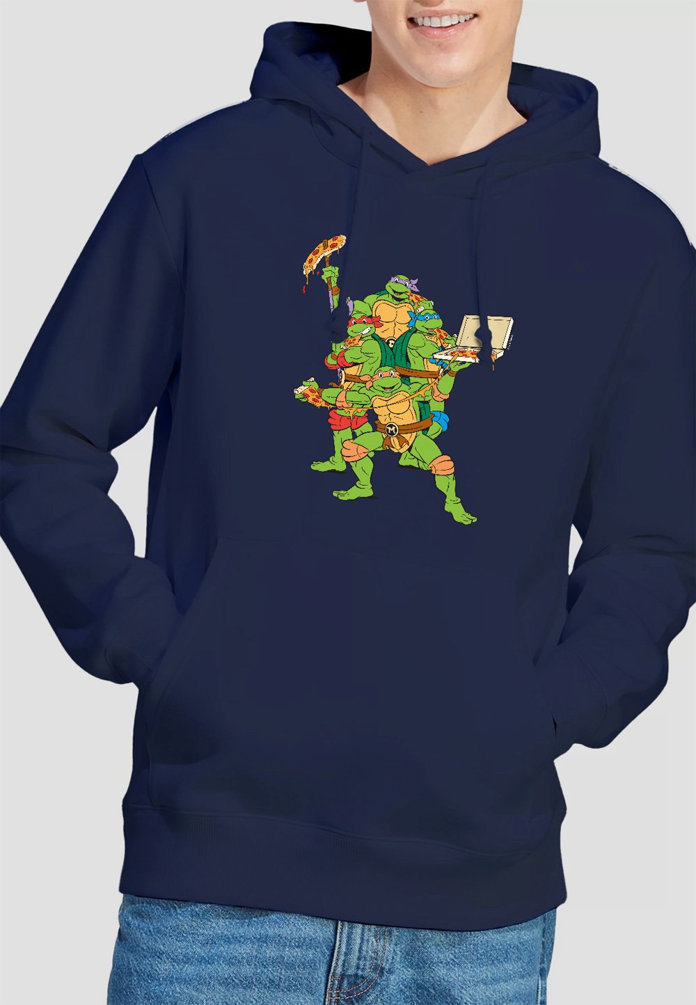

Толстовка TMNT PIZZA PARTY Cotton Soul, темно-синий