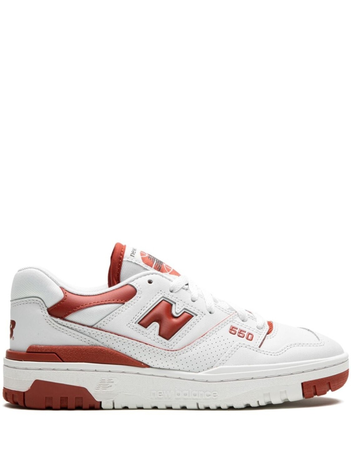 

Кроссовки 550 с тисненым логотипом New Balance, белый