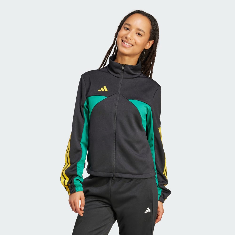 

Спортивный костюм Adidas Tiro Nations Pack Track Top, цвет Black/Bold Green/Hazy Yellow