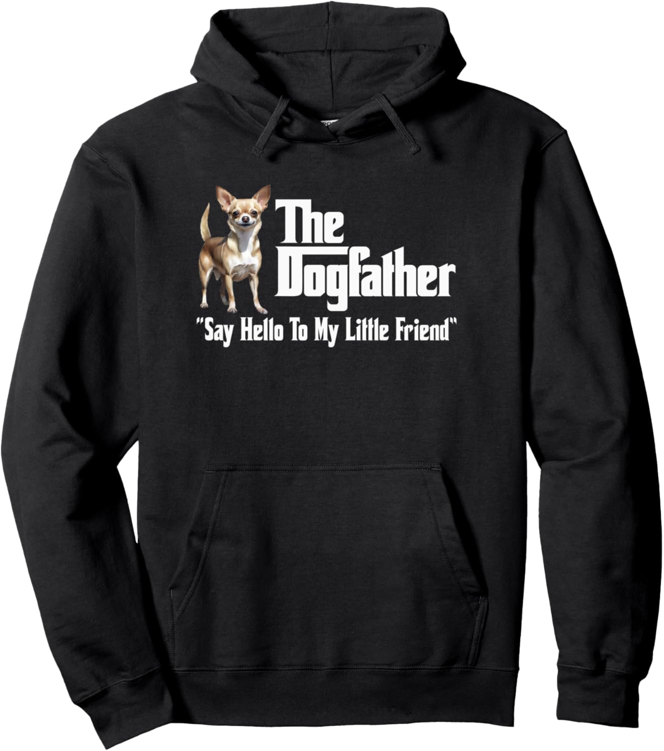

Толстовка с капюшоном в виде собаки породы чихуахуа Utopia Sport Chihuahua Shop, черный