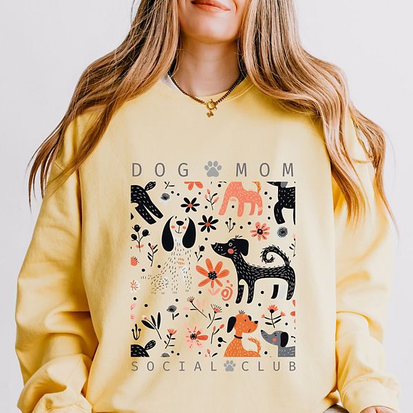 

Свитшот Dog mom social club Simply Sage Market, Butter