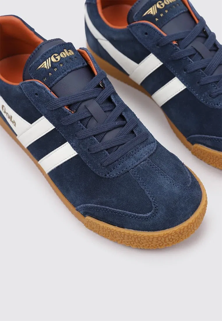 Кроссовки Gola, Navy/Off-white/Moody Orange — фото 4