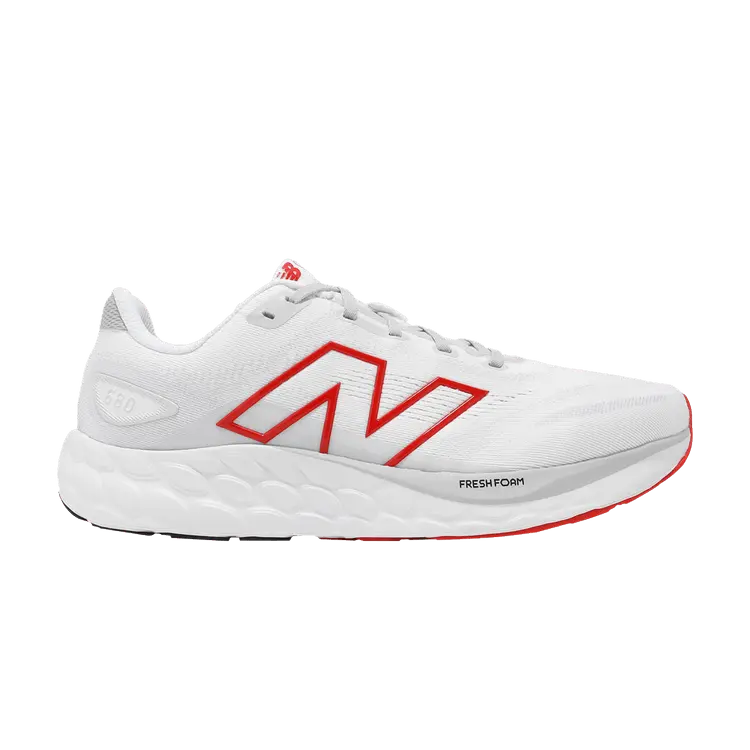 

Кроссовки Fresh Foam 680v8 2E Wide 'White Red', белый