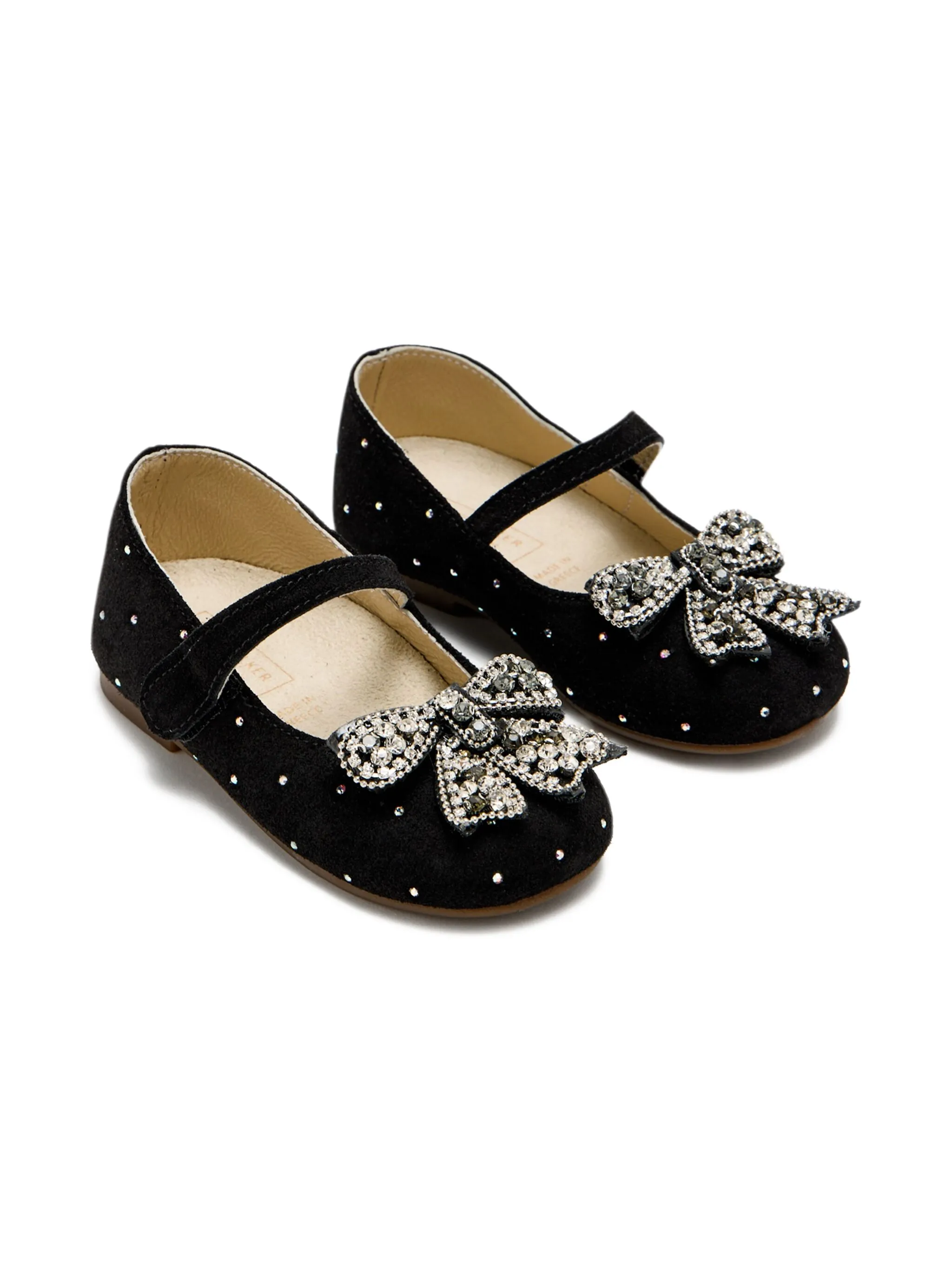 

Балетки со стразами Babywalker, черный