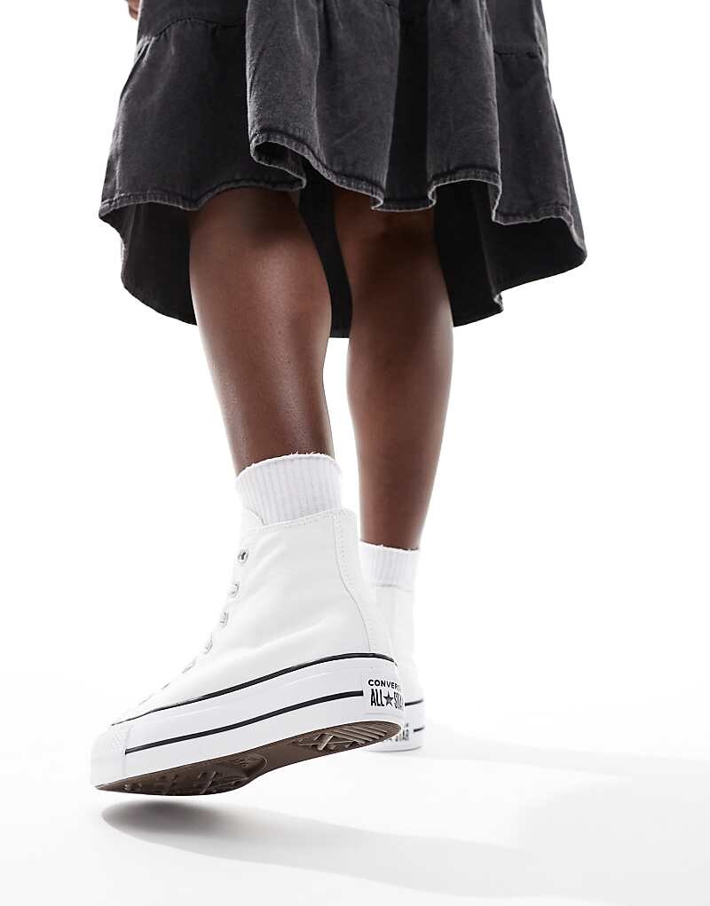 Кроссовки Converse Chuck Taylor All Star Lift Hi Wide цвета Wei = f, weite Passform — фото 4