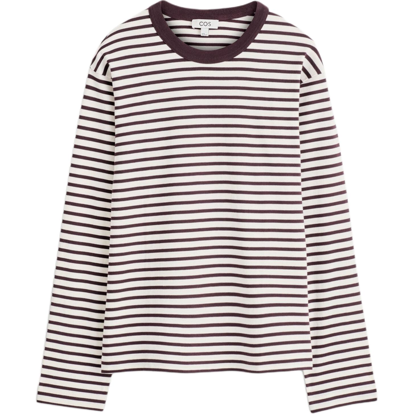 

COS Футболка мужская Red/White/Stripes Crew Neck Thin
