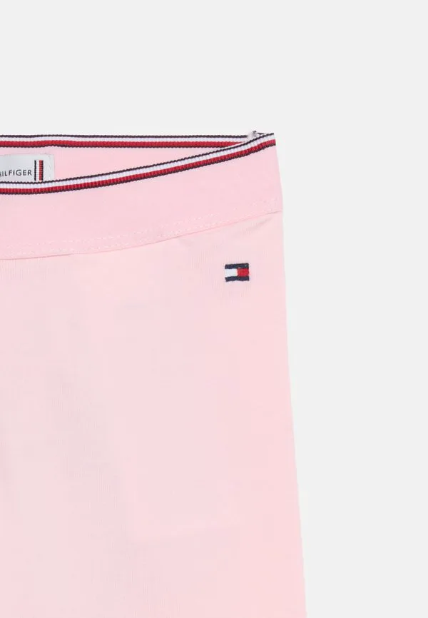 Леггинсы с полосатым поясом, брюки-леггинсы Tommy Hilfiger, Precious Pink — фото 4