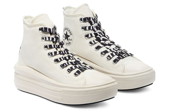 Кроссовки chuck taylor all star move high 'archive print egret' Converse, белый — фото 3