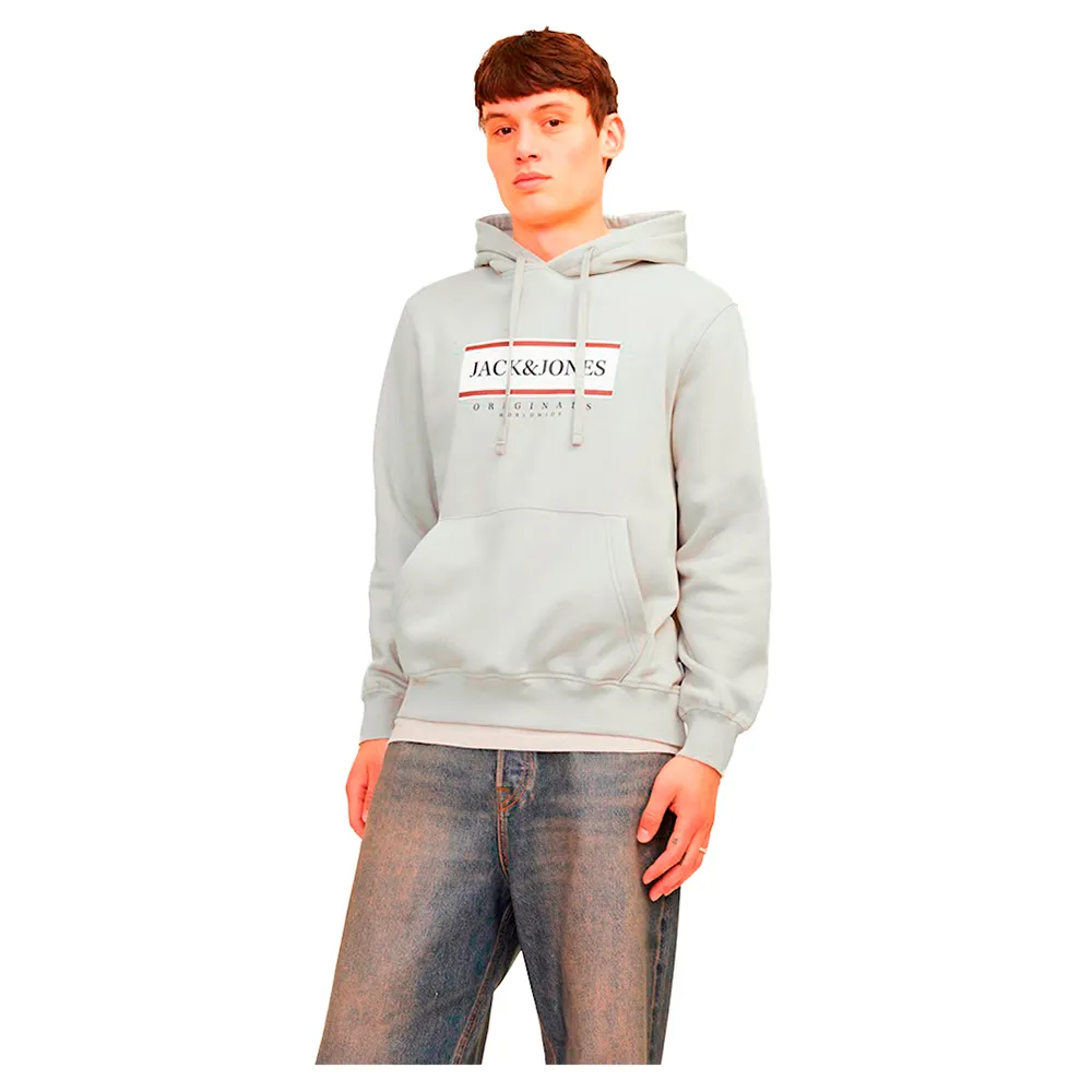

Худи Jack & Jones Frederiksberg Box, серый