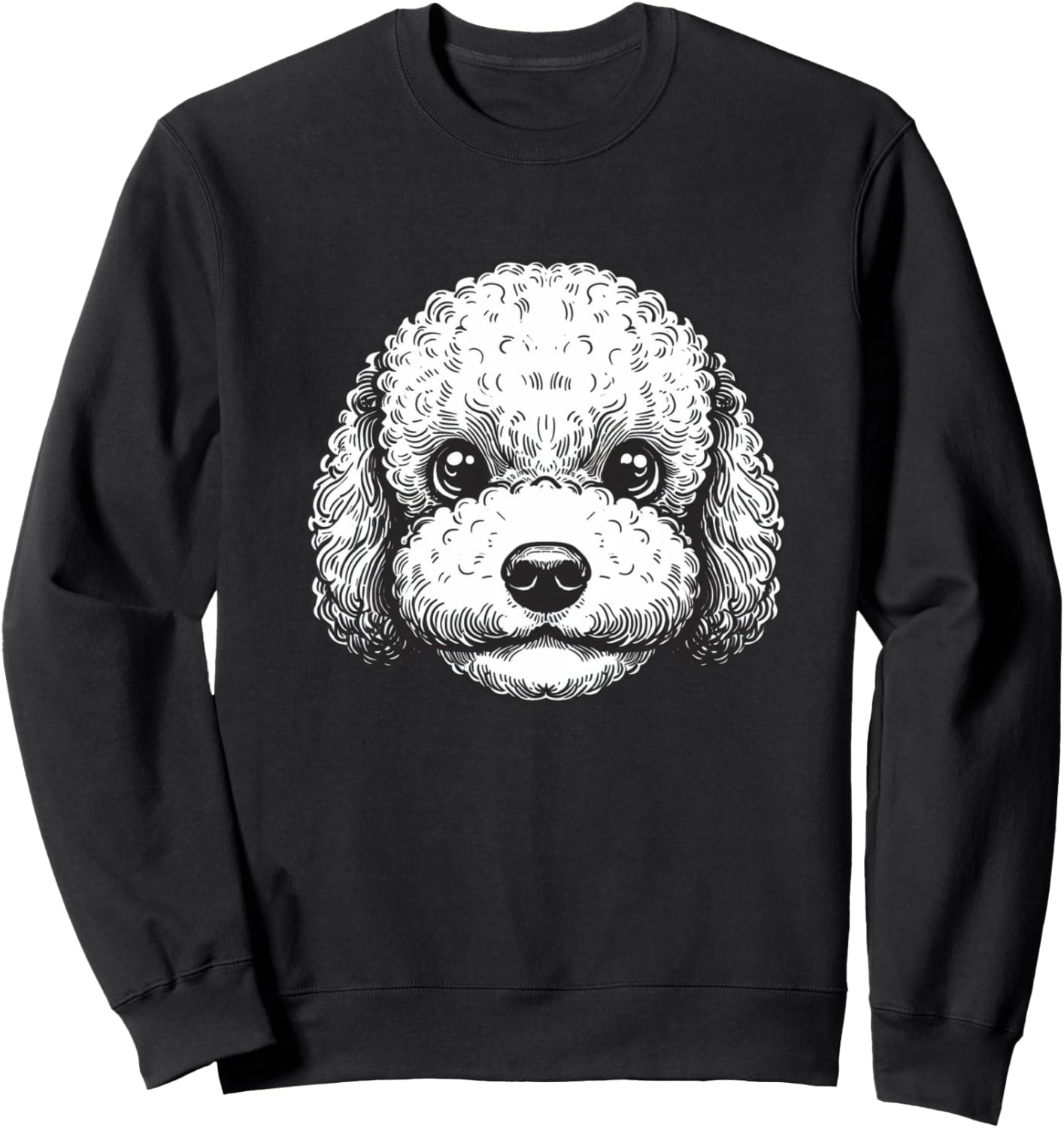 

Милая толстовка с изображением щенка пуделя, черная Cute Poodle Puppy Dog Love Dog