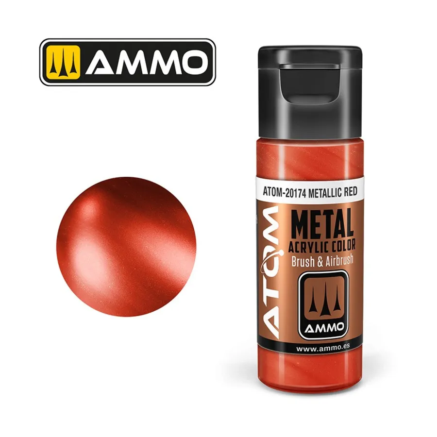

Металлик - Красный, ATOM Acrylic Paints
