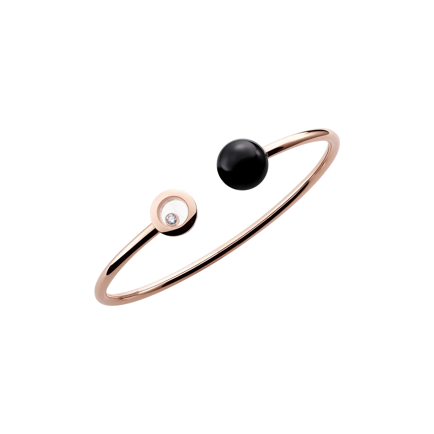 

Браслет Chopard Happy Diamonds Planet - Браслет, розовое золото, бриллиант, оникс