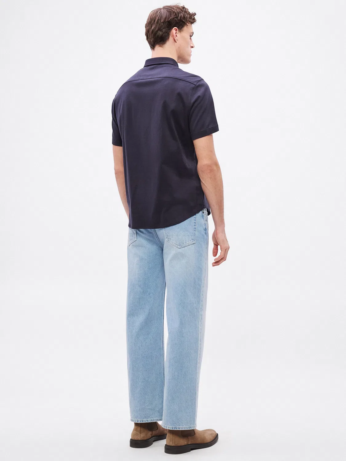 Рубашка Boss Regular fit Button Up Shirt Motion, синий — фото 3