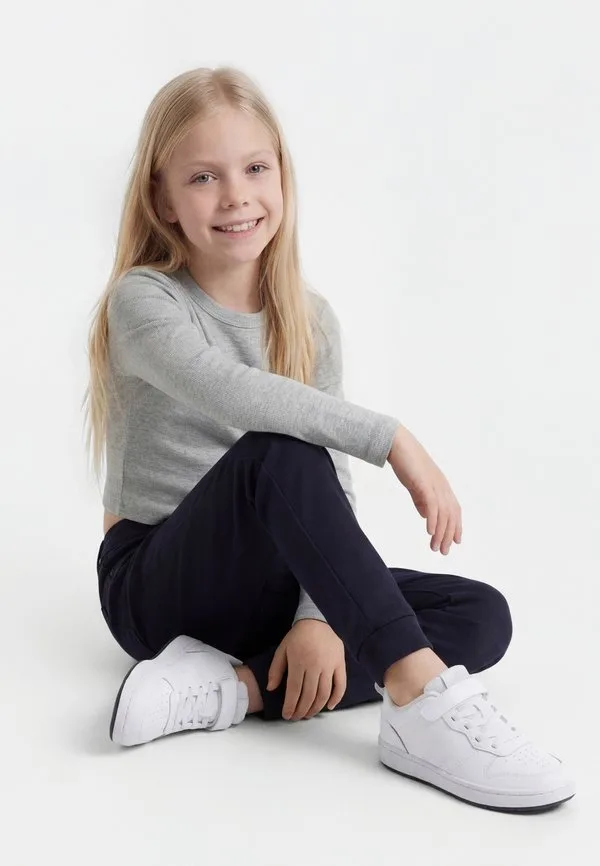 Футболка kogbina life с длинным рукавом и круглым вырезом Only Girls, Light Grey Melange