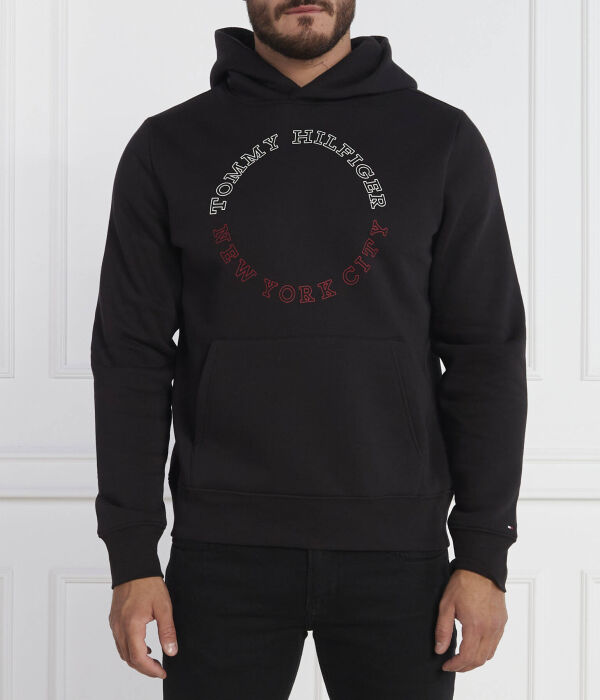 

Толстовка Tommy Hilfiger Monotype Roundall, черный