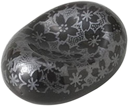 

Набор из 5 круглых подставок для палочек для еды Ginsai Cherry Blossom [1,7 x 1,3 x 0,6 дюйма (4,4 x 3,3 x 1,6 см), 1,1 унции (30 г), подставка для палочек для еды] [Рестораны, рёкан, японская посуда, ресторан, коммерческое использование]