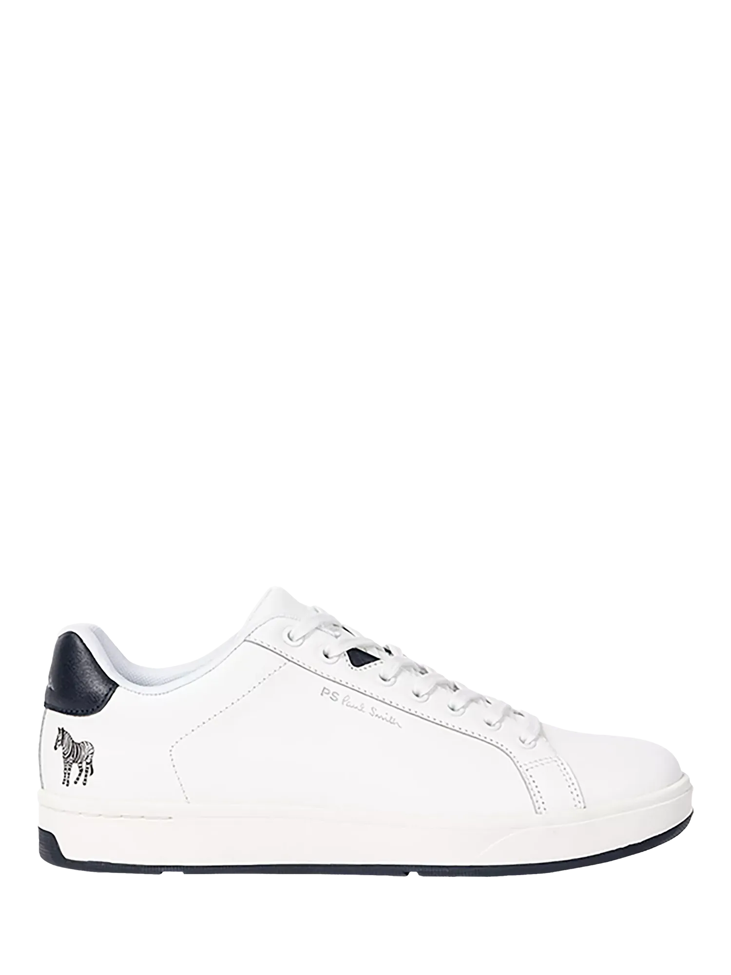 Кожаные кроссовки Albany, белые/темно-синие Paul Smith