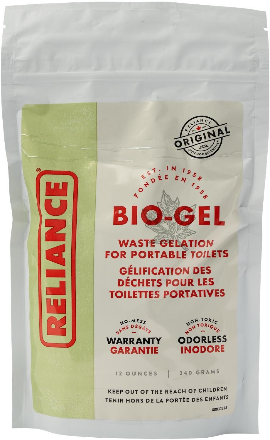 

Порошок для желирования отходов Bio-Gel - 12 унций Reliance