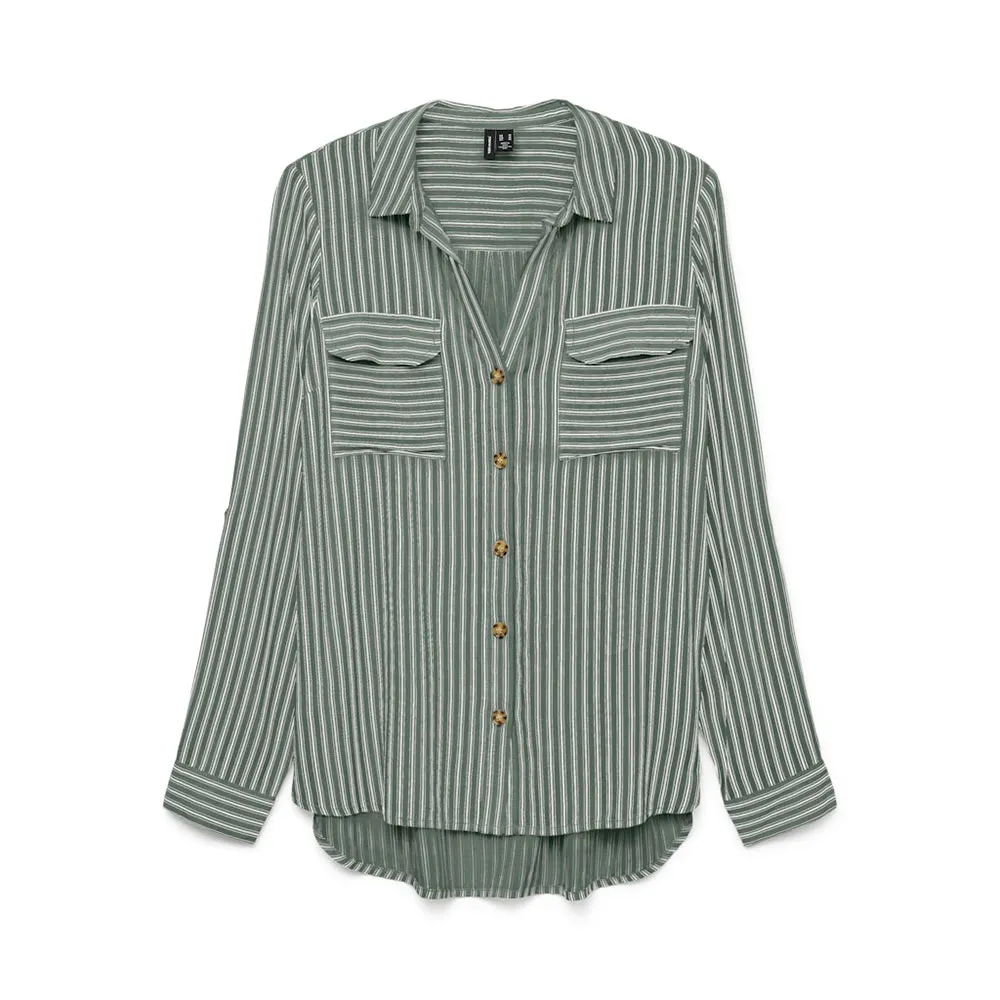 

Рубашка с длинным рукавом Vero Moda Bumpy, зеленый