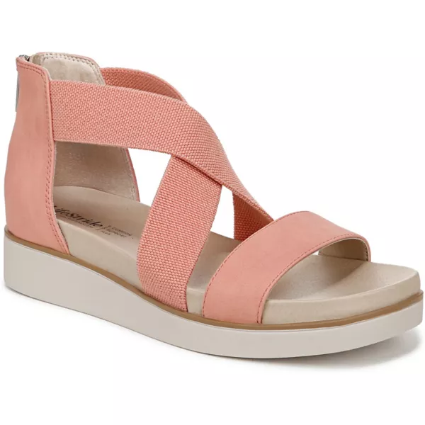 Женские босоножки Giselle на платформе с ремешками Lifestride, цвет coral pink