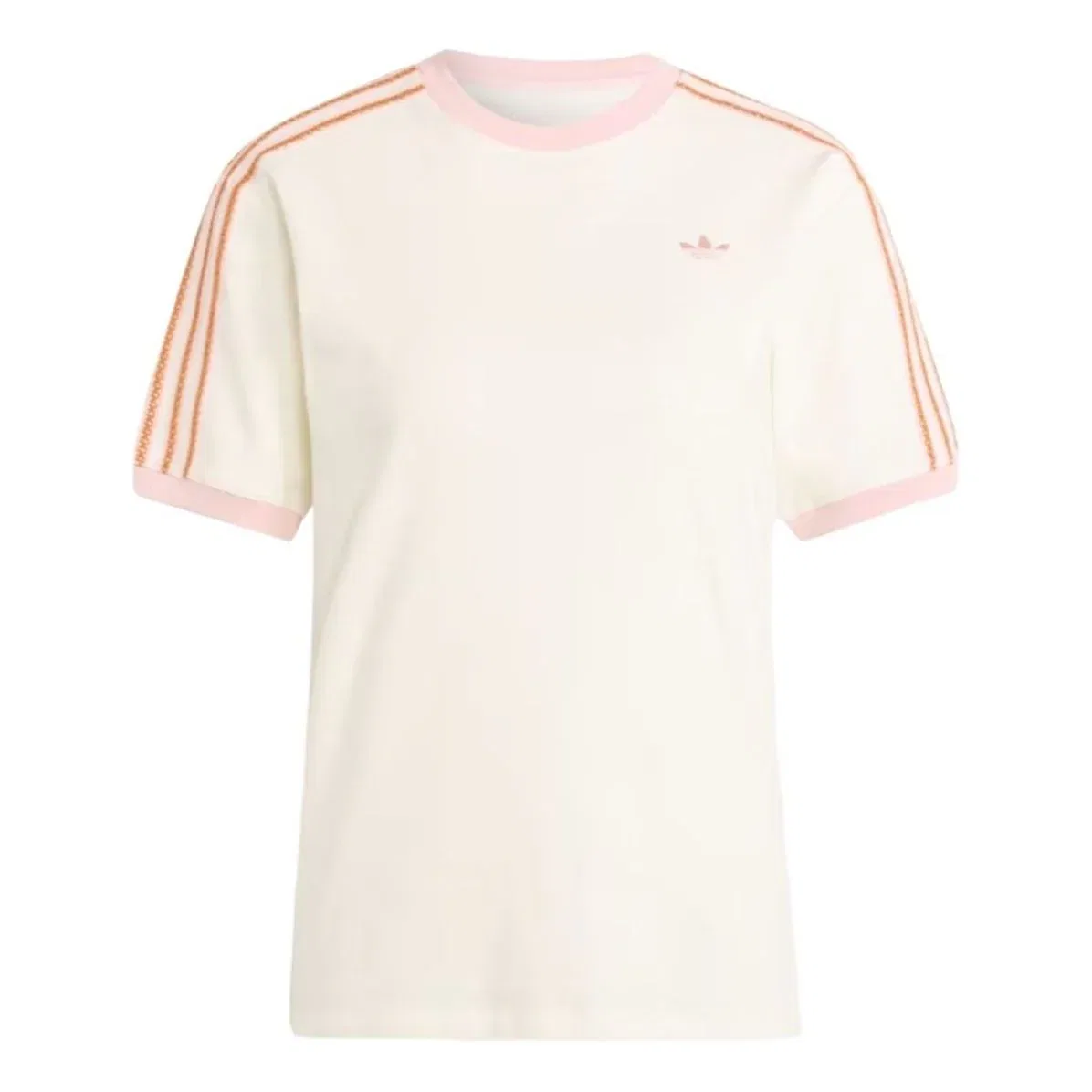 Футболка Adidas Summer Glow Advanced с тремя полосками, белый
