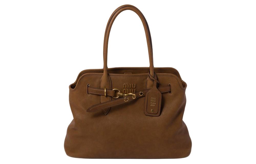 

Сумка Aventure из кожи наппа Дуб MIU MIU