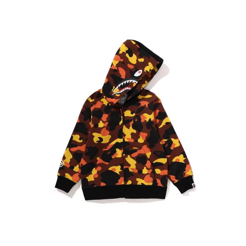 Свитшот для детей A BATHING APE оранжевый