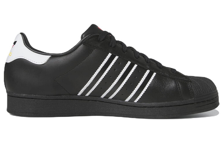 Кроссовки Adidas Originals Tennis Superstar 'Black White' — фото 2