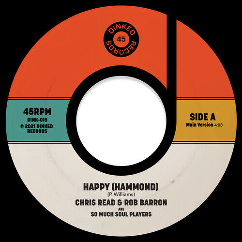 

Сингл 7" So Much Soul Players (Chris Read & Rob Barron): Happy (Hammond)