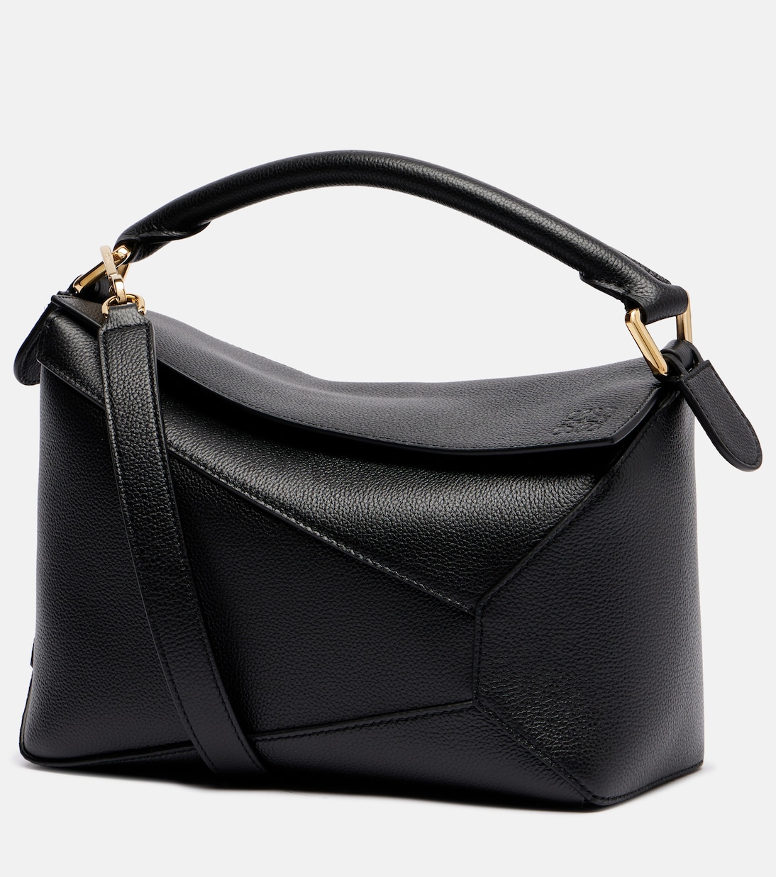 

Пазл Эдж маленькая кожаная сумка через плечо Loewe, черный