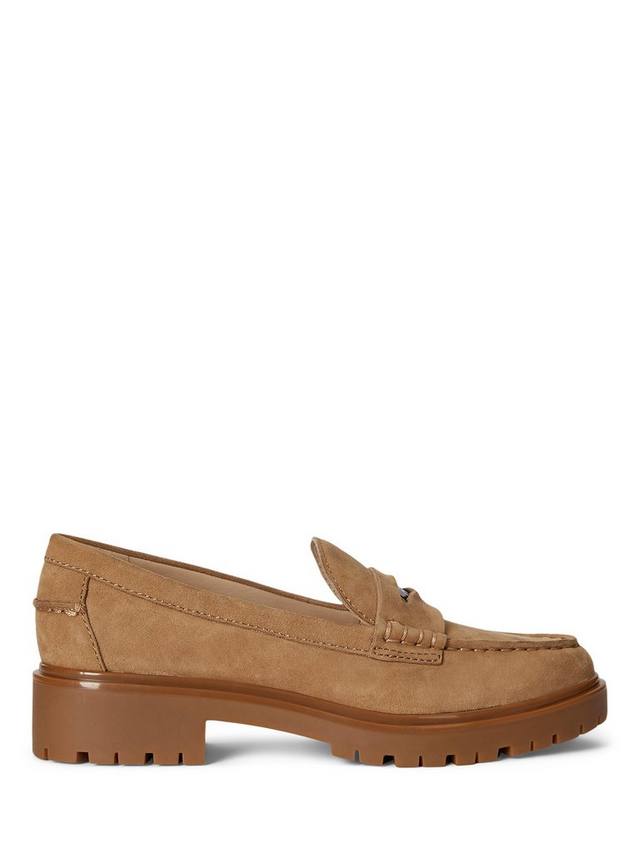 Лоферы Lauren Marli из замши Ralph Lauren