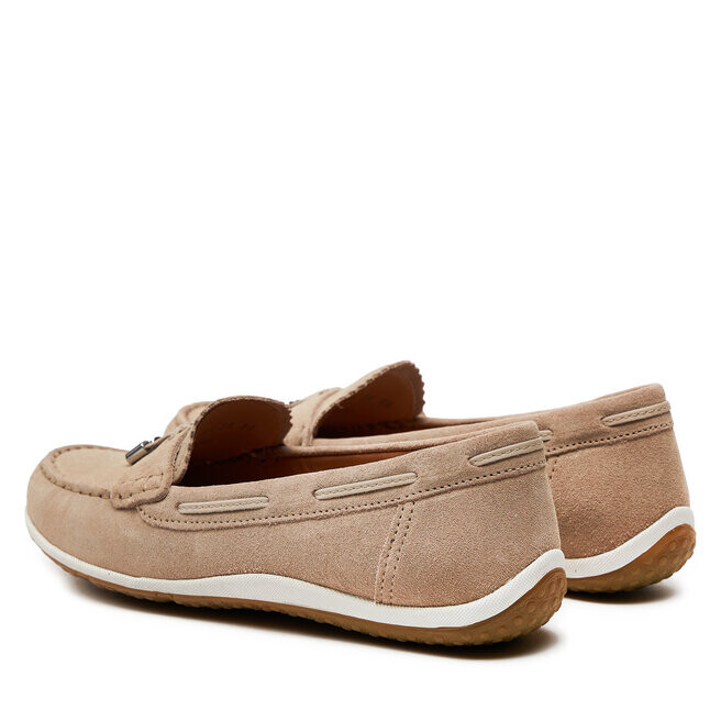 Мокасины Geox D Vega Moc D35DNA 00022 C6738 Lt Taupe, коричневый — фото 3