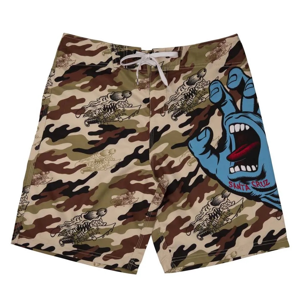 

Шорты для плавания Santa Cruz Screaming hand, бежевый