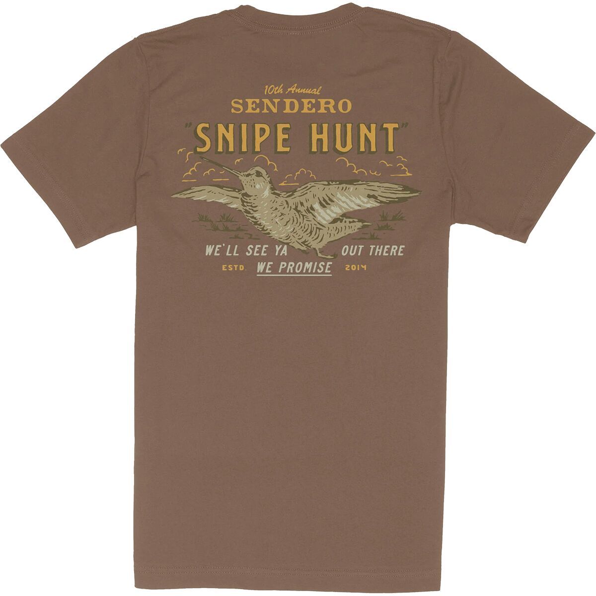 

Футболка Snipe hunt Sendero Provisions Co., коричневый