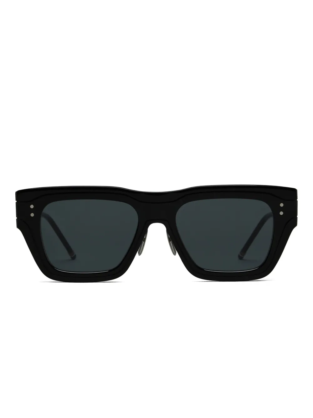 

Солнцезащитные очки в прямоугольной оправе Thom Browne Eyewear, черный