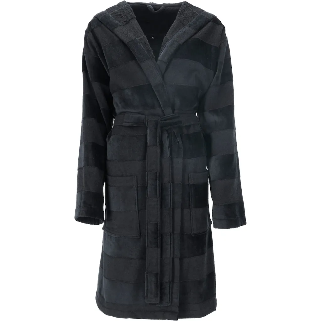 

Унисекс-халат Сантьяго, идеально подходит для сауны и спа, гостиничный халат, утренний халат Vossen, черный