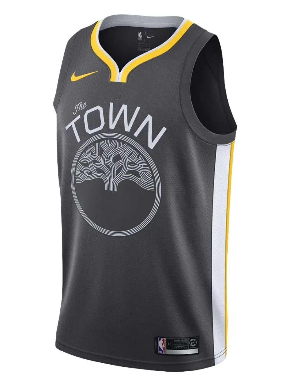 Футболка команды Golden State Warriors из НБА Nike, серый