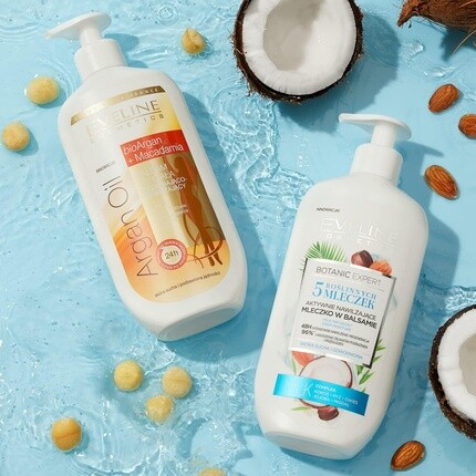 Укрепляющий бальзам для тела с маслом арганы и макадамии, 350 мл, Eveline Cosmetics — фото 2