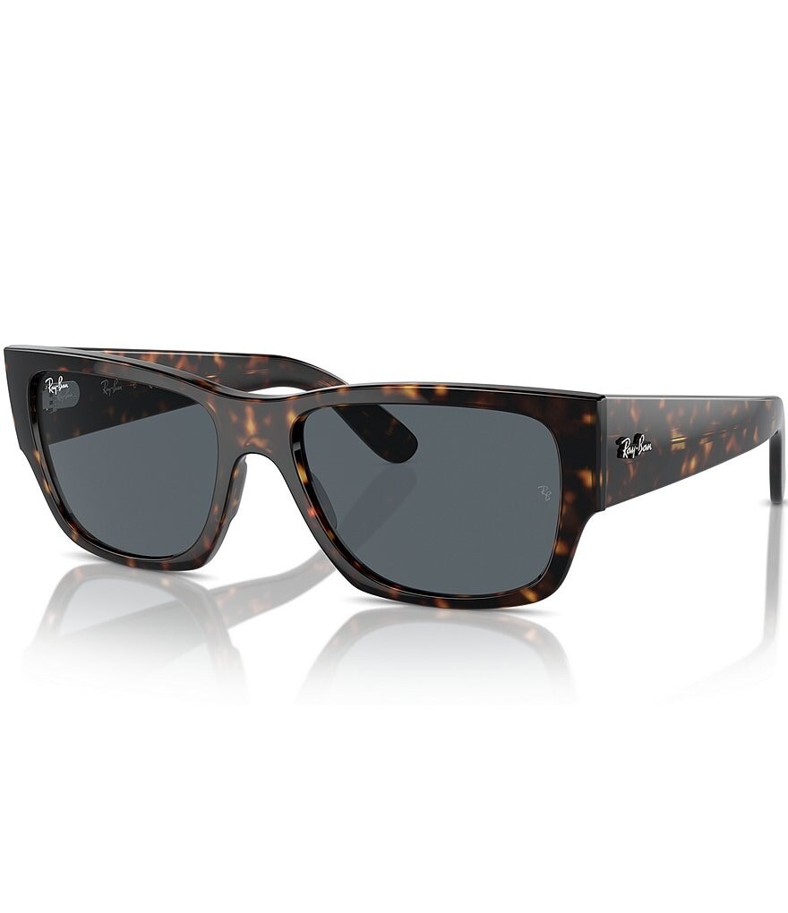 

Мужские солнцезащитные очки Ray-Ban RB0947 Carlos 56mm Havana Square, животный принт