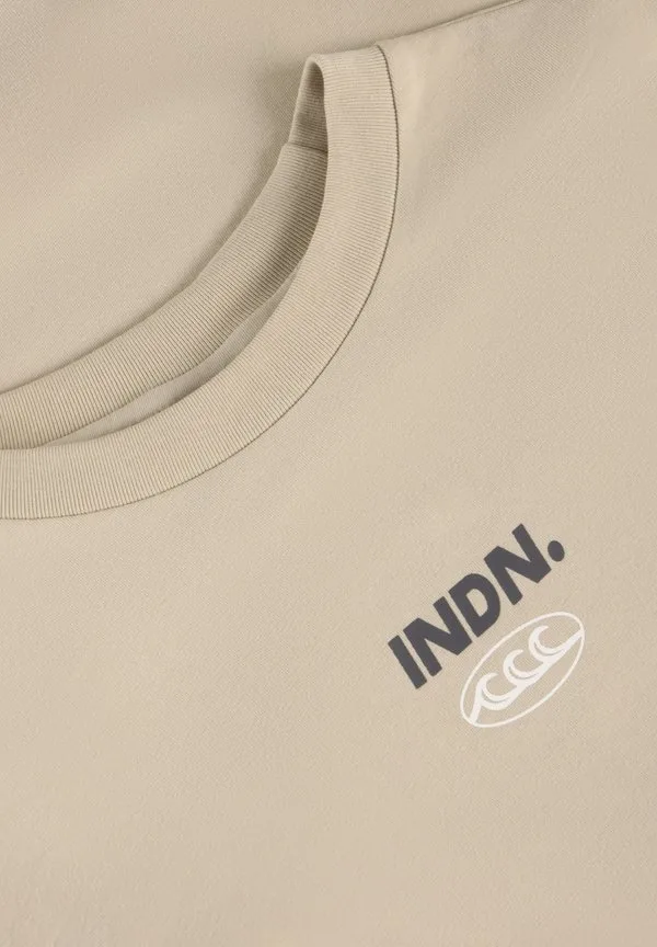 Футболка с принтом на тему серфинга Indian Blue Jeans, Light Sand — фото 3