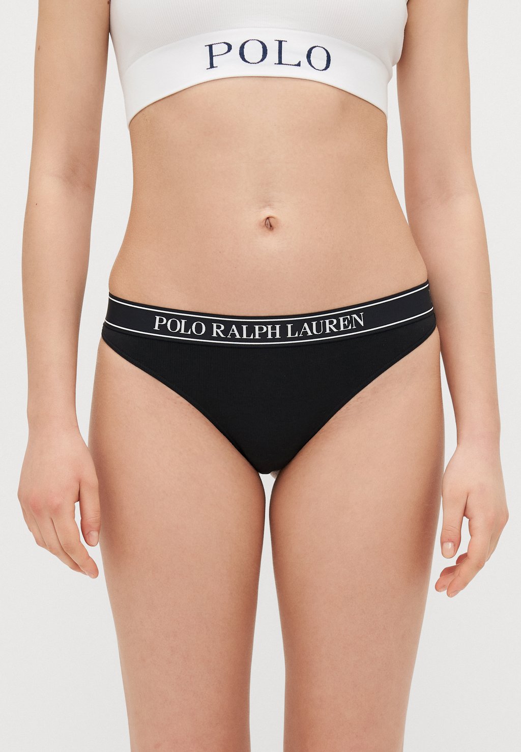 

Стринги MID RISE THONG Polo Ralph Lauren, черный