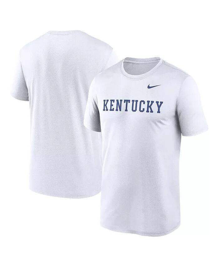 

Мужская белая футболка с надписью Kentucky Wildcats Primetime Legend Nike
