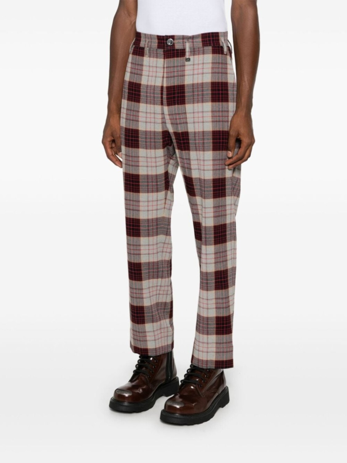 Vivienne Westwood укороченные брюки M Cropped Cruise, нейтральный цвет — фото 3