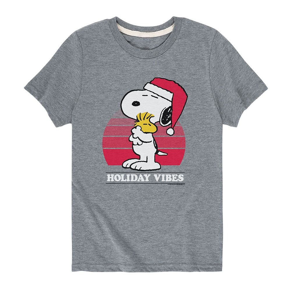 

Футболка с рисунком Peanuts Vibes для мальчиков 8–20 лет Licensed Character, серый