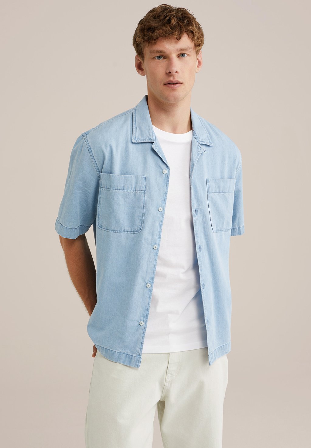 

Рубашка BLUE RIDGE WE Fashion, светло-голубой