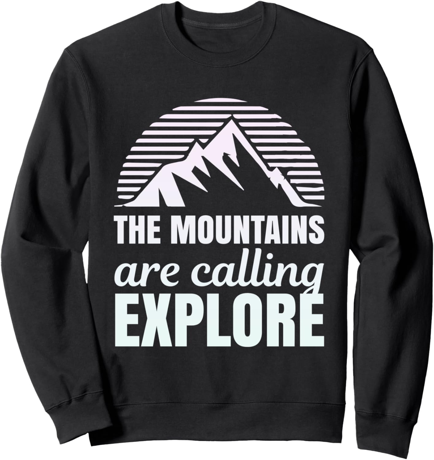 

Толстовка Hiking, Mountain Lines, Alpine Motifs, Hiking., черный